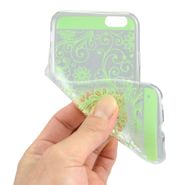 Ultra-thin Flower Pattern Soft TPU Protective Case for iPhone 6 & 6S