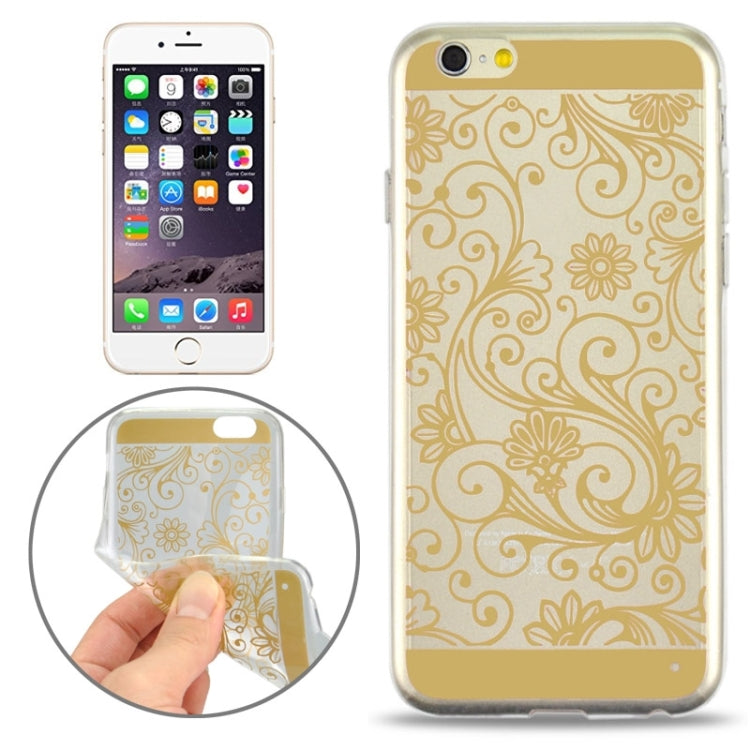 Ultra-thin Flower Pattern Soft TPU Protective Case for iPhone 6 & 6S