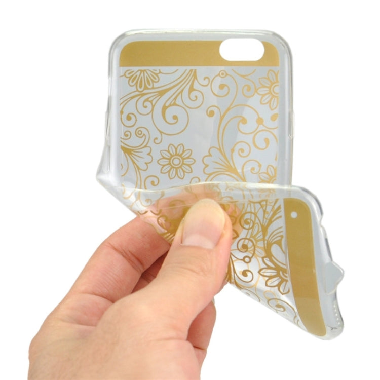 Ultra-thin Flower Pattern Soft TPU Protective Case for iPhone 6 & 6S