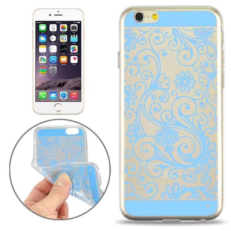 Ultra-thin Flower Pattern Soft TPU Protective Case for iPhone 6 & 6S