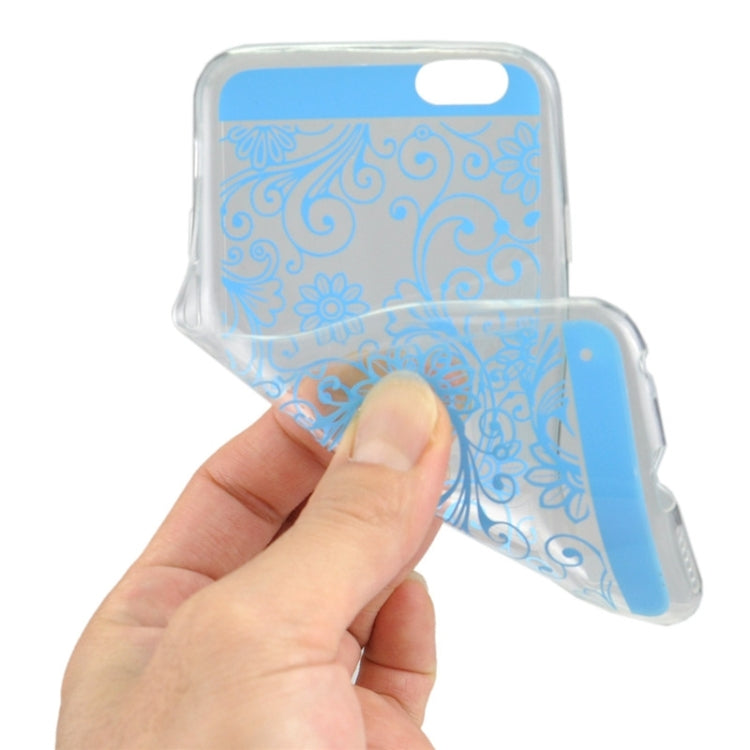 Ultra-thin Flower Pattern Soft TPU Protective Case for iPhone 6 & 6S