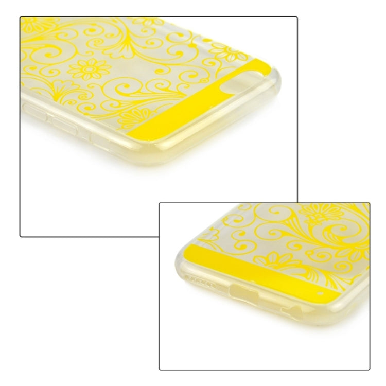 Ultra-thin Flower Pattern Soft TPU Protective Case for iPhone 6 & 6S