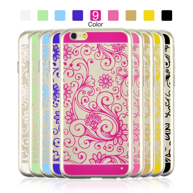 Ultra-thin Flower Pattern Soft TPU Protective Case for iPhone 6 & 6S