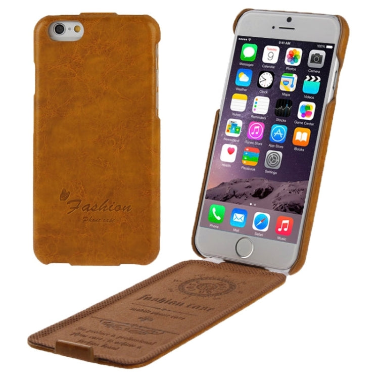 Deluxe Retro Flip PU Leather Case with Fashion Logo for iPhone 6 & 6S