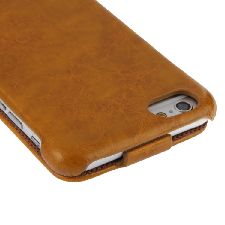 Deluxe Retro Flip PU Leather Case with Fashion Logo for iPhone 6 & 6S