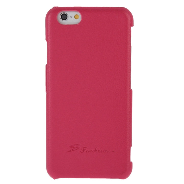 Litchi Texture Horizontal Flip Leather Case with Fashion Logo for iPhone 6