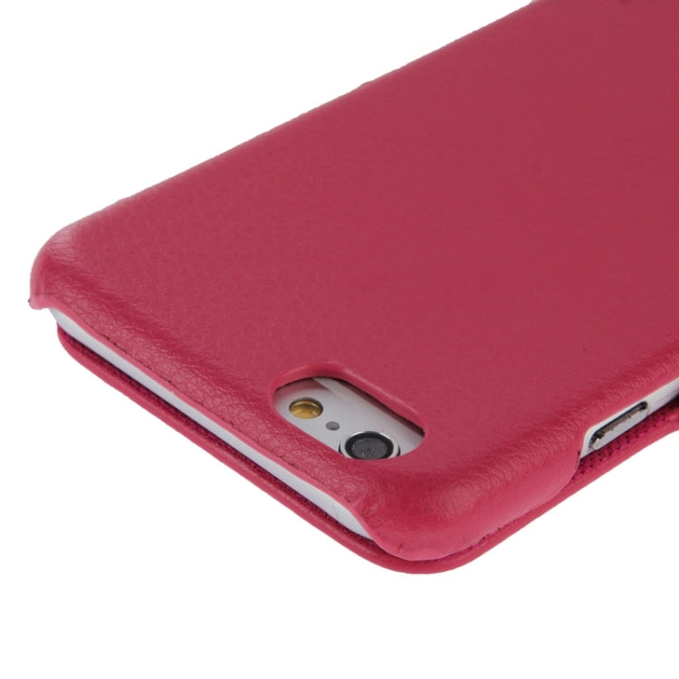 Litchi Texture Horizontal Flip Leather Case with Fashion Logo for iPhone 6