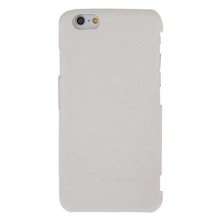 Litchi Texture Horizontal Flip Leather Case with Fashion Logo for iPhone 6