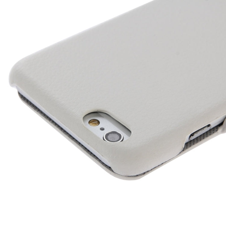 Litchi Texture Horizontal Flip Leather Case with Fashion Logo for iPhone 6