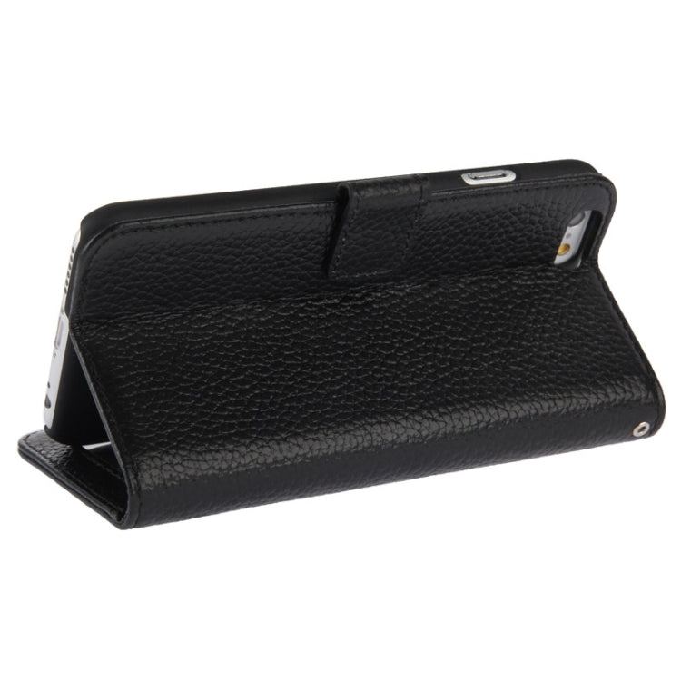 Litchi Texture Magnetic Leather Case with Holder & Card Slots & Wallet for iPhone 6