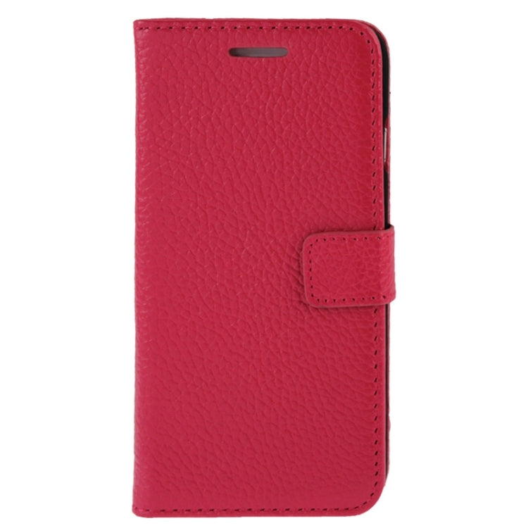 Litchi Texture Magnetic Leather Case with Holder & Card Slots & Wallet for iPhone 6