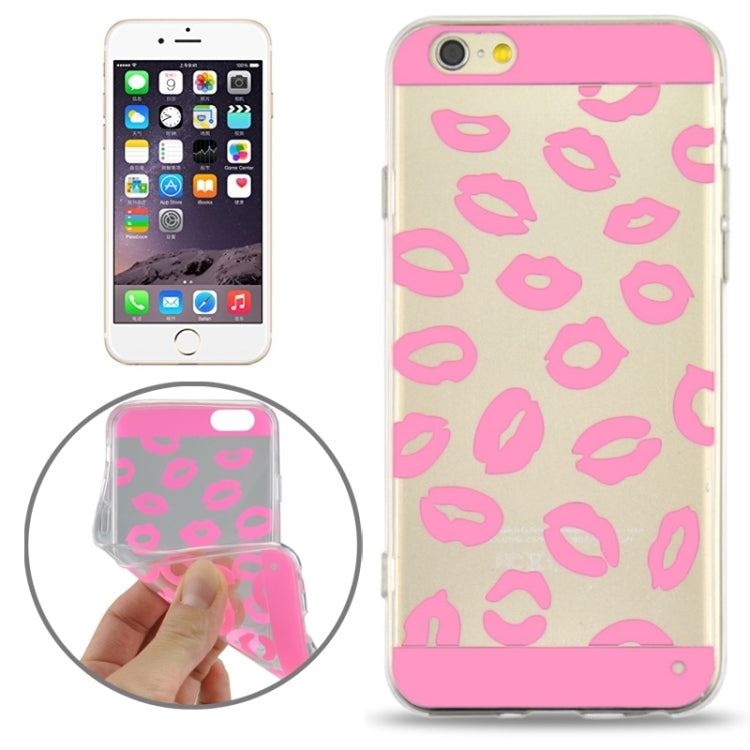 Ultrathin Sexy Lips Pattern TPU Protective Case for iPhone 6 & 6S