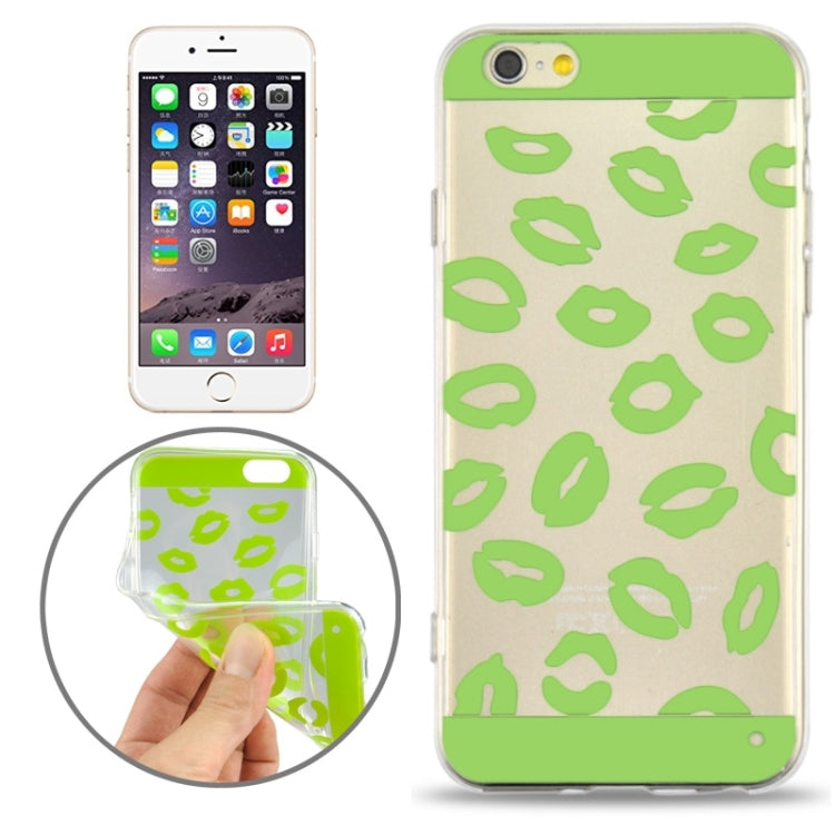 Ultrathin Sexy Lips Pattern TPU Protective Case for iPhone 6 & 6S
