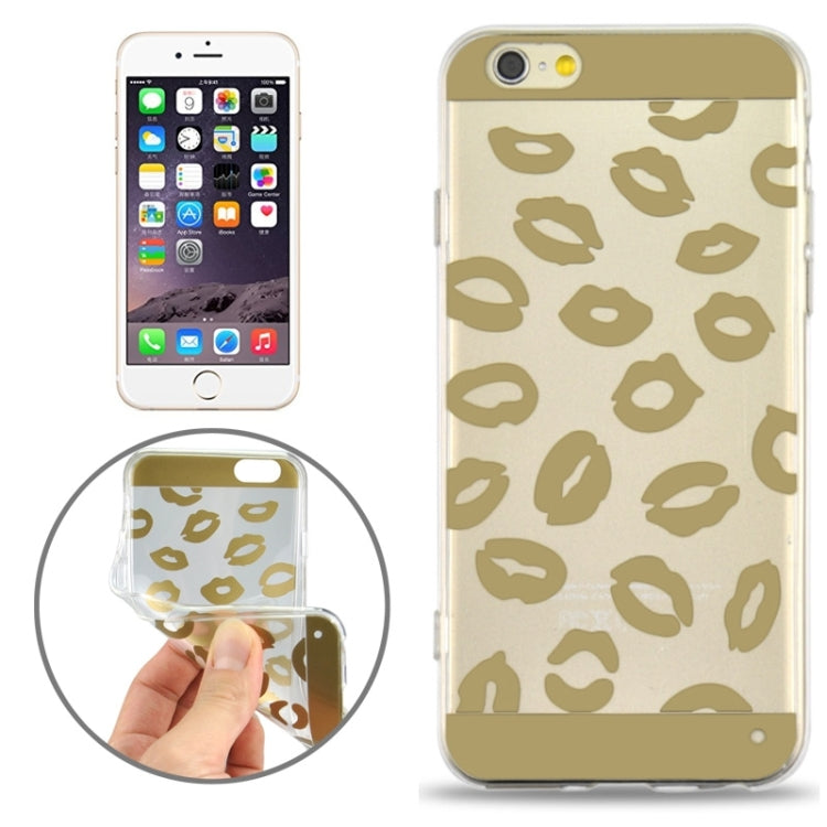 Ultrathin Sexy Lips Pattern TPU Protective Case for iPhone 6 & 6S