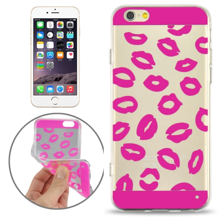 Ultrathin Sexy Lips Pattern TPU Protective Case for iPhone 6 & 6S