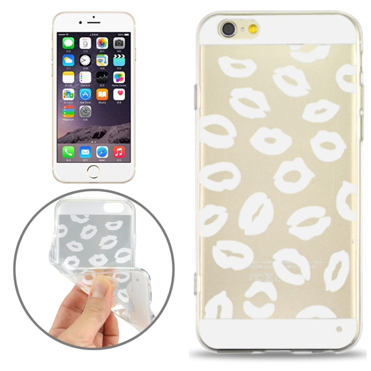Ultrathin Sexy Lips Pattern TPU Protective Case for iPhone 6 & 6S