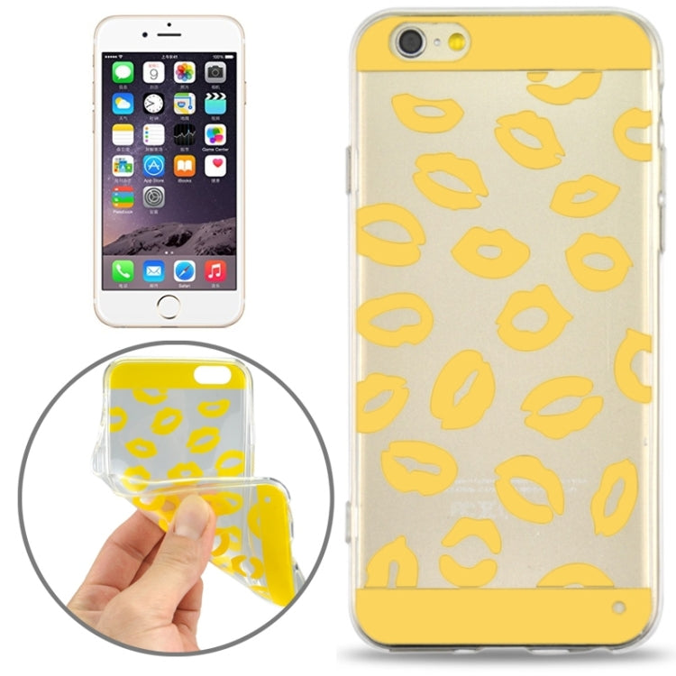 Ultrathin Sexy Lips Pattern TPU Protective Case for iPhone 6 & 6S