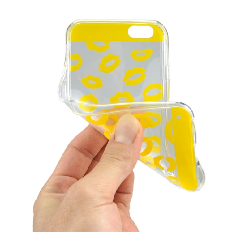 Ultrathin Sexy Lips Pattern TPU Protective Case for iPhone 6 & 6S