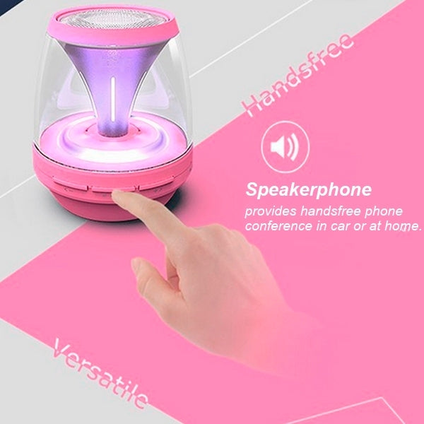 Fashionable Magic Lamp Mini Bluetooth v2.0 Speaker, Support TF Card / FM Radio