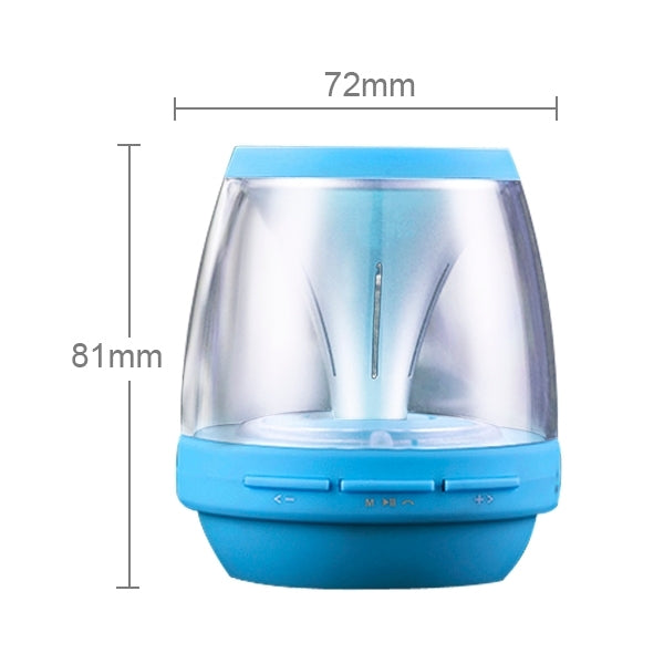 Fashionable Magic Lamp Mini Bluetooth v2.0 Speaker, Support TF Card / FM Radio