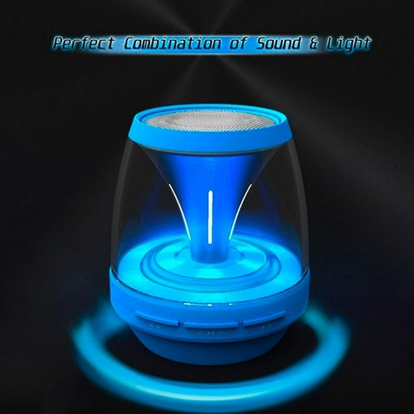 Fashionable Magic Lamp Mini Bluetooth v2.0 Speaker, Support TF Card / FM Radio