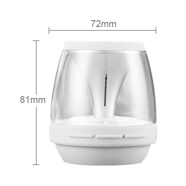 Fashionable Magic Lamp Mini Bluetooth v2.0 Speaker, Support TF Card / FM Radio