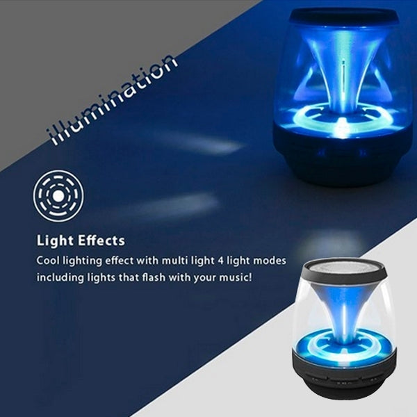 Fashionable Magic Lamp Mini Bluetooth v2.0 Speaker, Support TF Card / FM Radio
