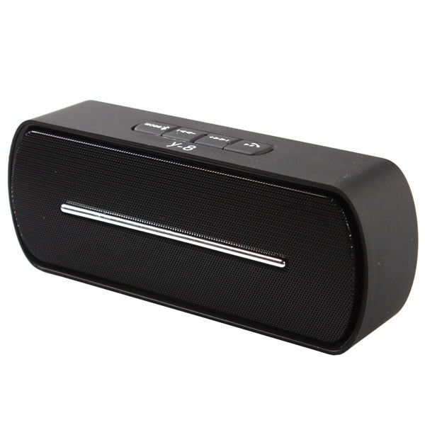 Y-8 Bluetooth v2.1 Speaker, Support Hands-free / AUX Jack / TF Card / U-Disk / FM Radio