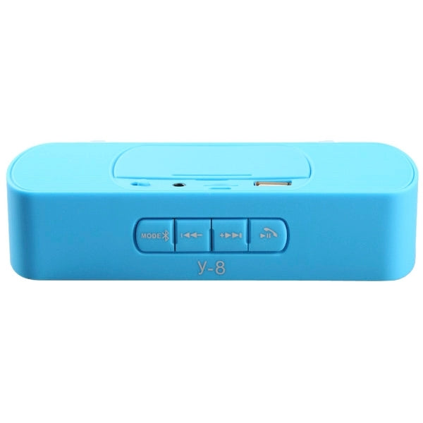 Y-8 Bluetooth v2.1 Speaker, Support Hands-free / AUX Jack / TF Card / U-Disk / FM Radio