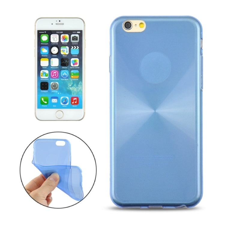 0.3mm Ultrathin CD Texture TPU Protective Transparent Case for iPhone 6