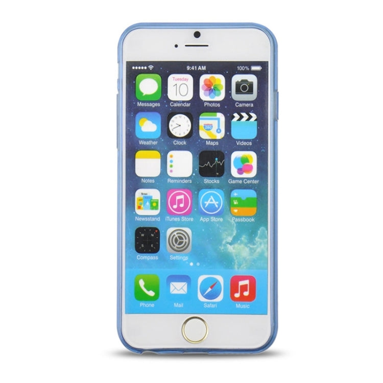 0.3mm Ultrathin CD Texture TPU Protective Transparent Case for iPhone 6