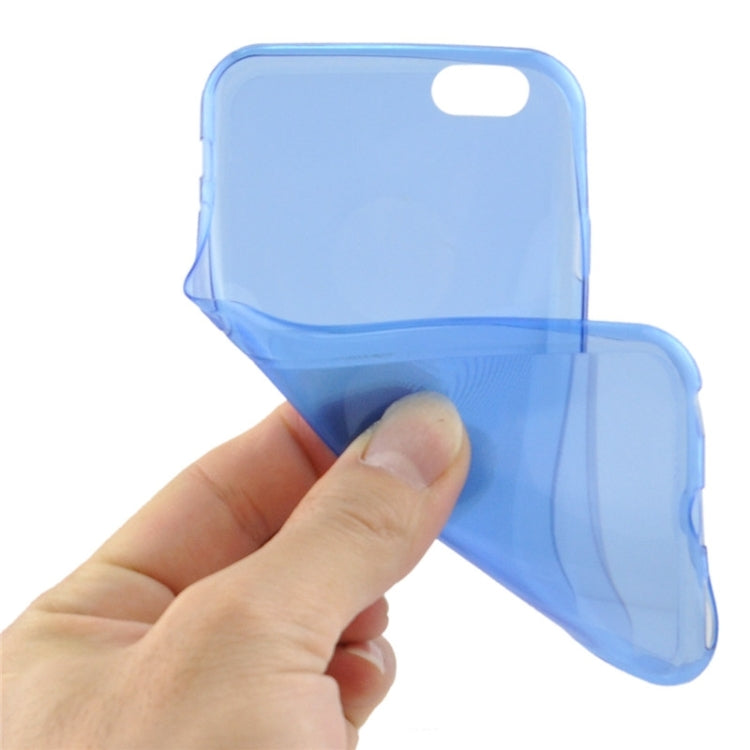 0.3mm Ultrathin CD Texture TPU Protective Transparent Case for iPhone 6
