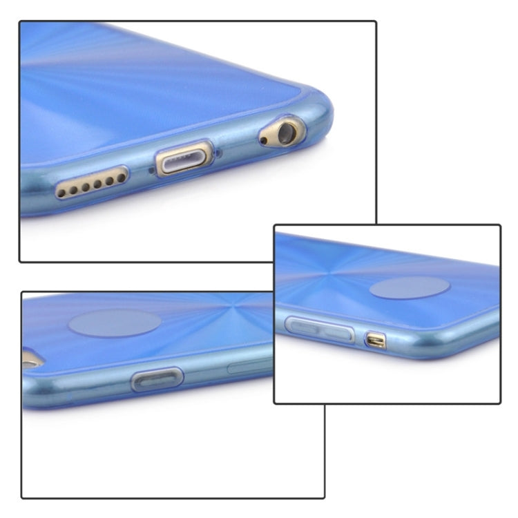 0.3mm Ultrathin CD Texture TPU Protective Transparent Case for iPhone 6