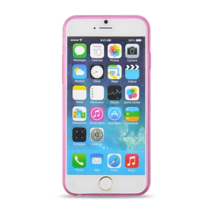 0.3mm Ultrathin CD Texture TPU Protective Transparent Case for iPhone 6