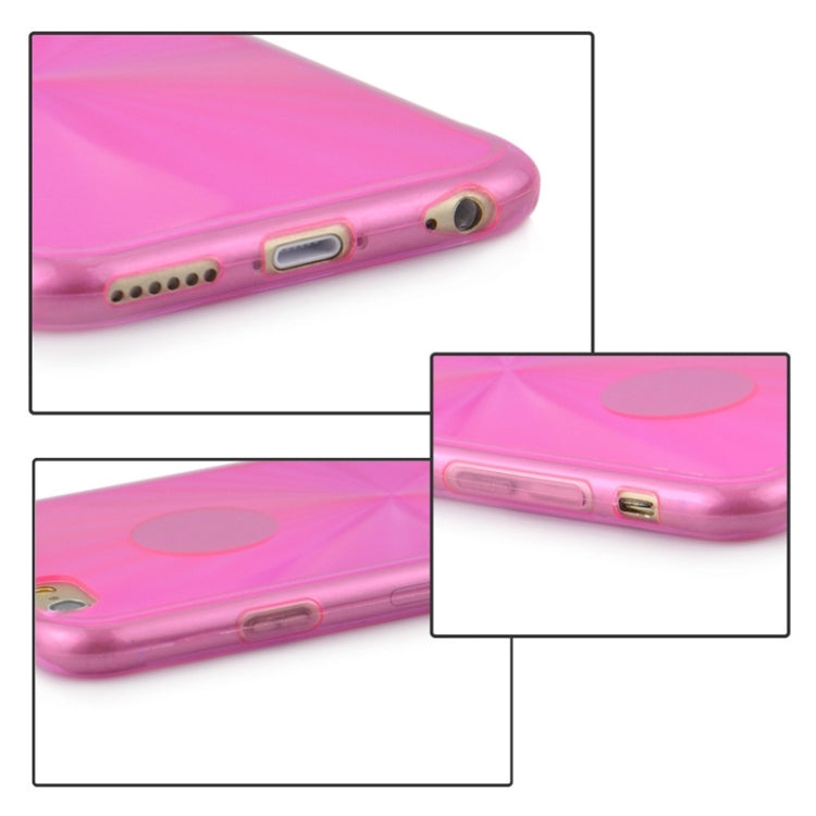 0.3mm Ultrathin CD Texture TPU Protective Transparent Case for iPhone 6