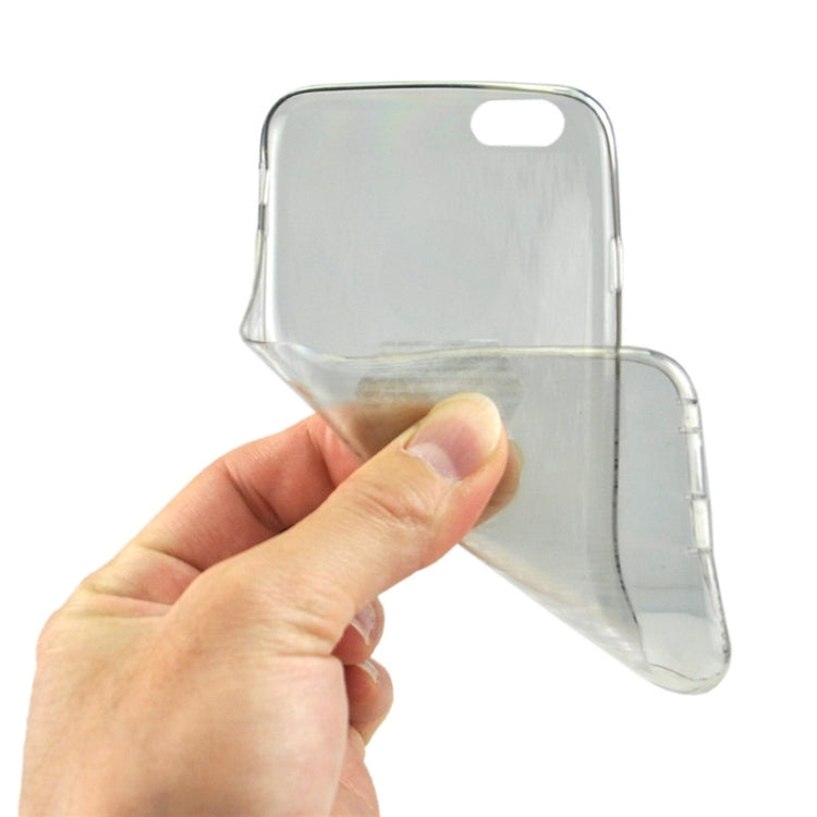 0.3mm Ultrathin Big Diamond Pattern Transparent TPU Case for iPhone 6