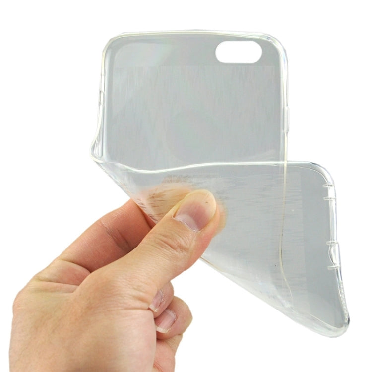 0.3mm Ultrathin Big Diamond Pattern Transparent TPU Case for iPhone 6