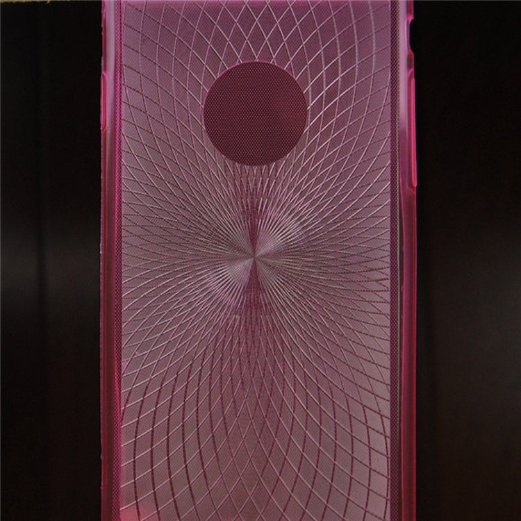For iPhone 6 0.3mm Ultrathin Eye of Sun Grain Transparent TPU Case