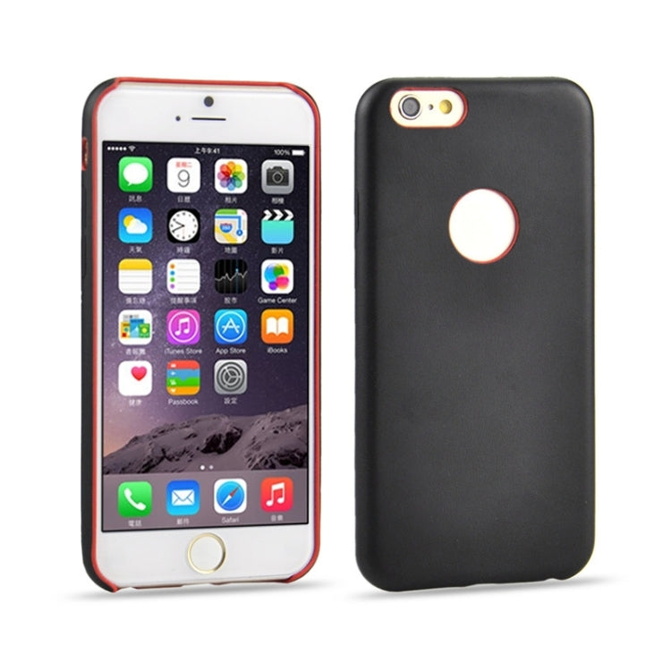 For iPhone 6 0.3mm Ultrathin PU Leather Back Cover Protective Case