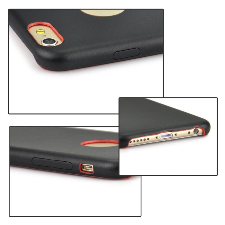 For iPhone 6 0.3mm Ultrathin PU Leather Back Cover Protective Case