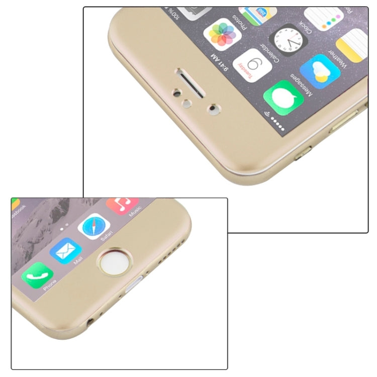 For iPhone 6 0.3mm Titanium Alloy Arc Edge Full Screen Explosion-proof Tempered Glass Film