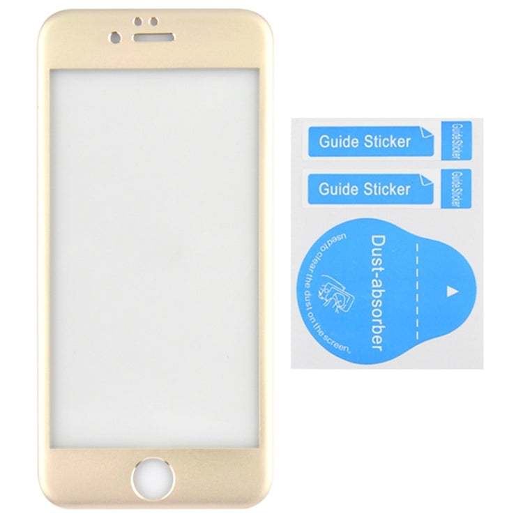 For iPhone 6 0.3mm Titanium Alloy Arc Edge Full Screen Explosion-proof Tempered Glass Film
