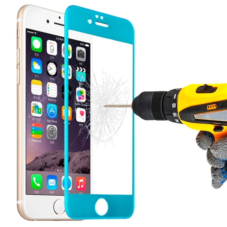 For iPhone 6 0.3mm Titanium Alloy Arc Edge Full Screen Explosion-proof Tempered Glass Film