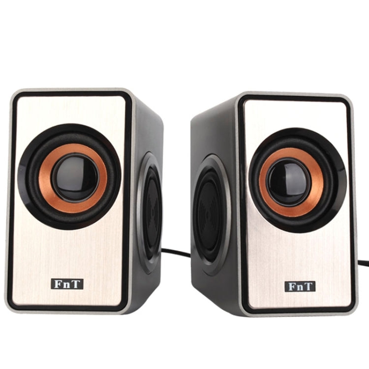 Portable Stereo USB Plug & 3.5mm Audio Jack Speaker for Laptop Desktop Computers