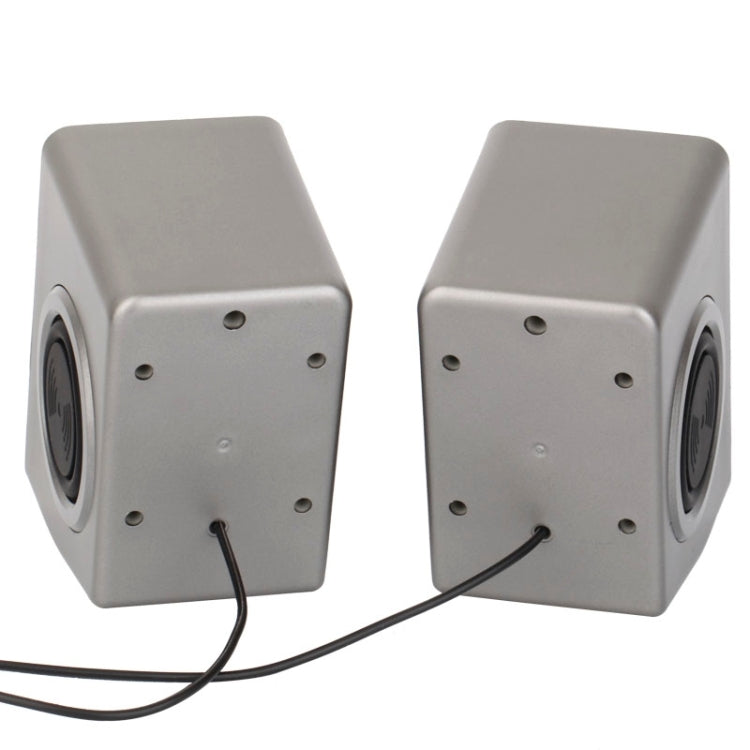 Portable Stereo USB Plug & 3.5mm Audio Jack Speaker for Laptop Desktop Computers