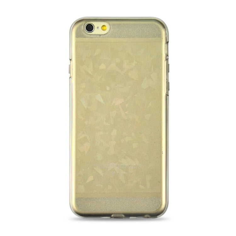 0.3mm Ultrathin Colorful Spangle TPU Transparent Case for iPhone 6