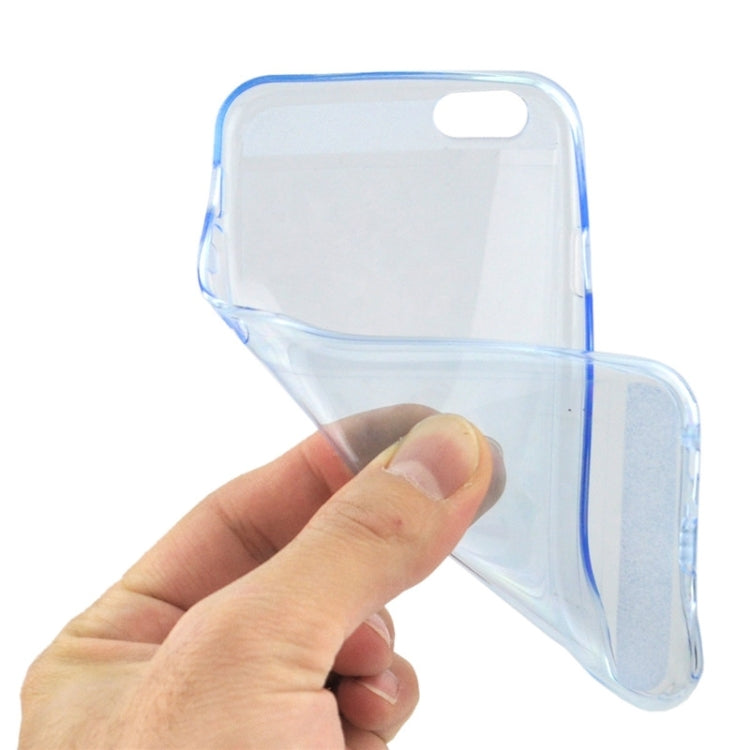 0.3mm Ultrathin Colorful Spangle TPU Transparent Case for iPhone 6