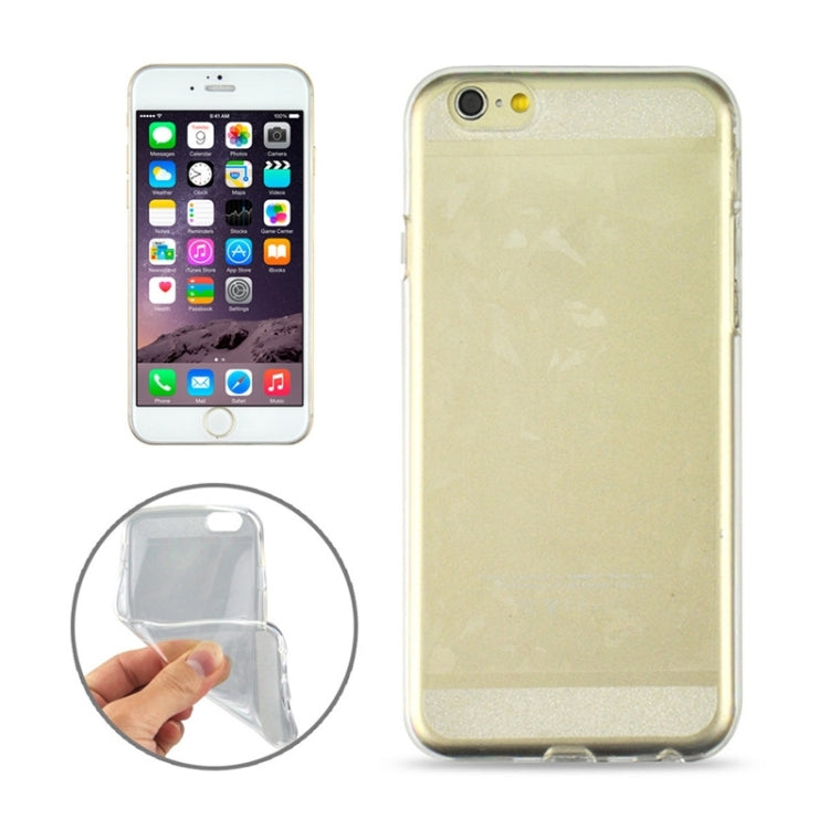 0.3mm Ultrathin Colorful Spangle TPU Transparent Case for iPhone 6