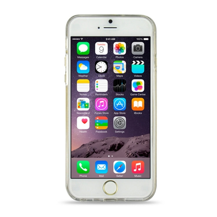 0.3mm Ultrathin Colorful Spangle TPU Transparent Case for iPhone 6