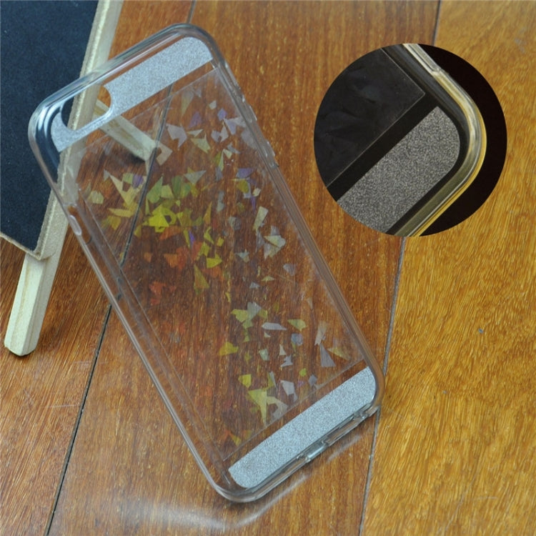 0.3mm Ultrathin Colorful Spangle TPU Transparent Case for iPhone 6